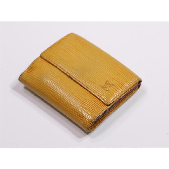 Louis Vuitton Yellow Epi Leather Wallet Vintage - Picture 4 of 9
